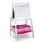 My Size White Double Sided Storage Easel
